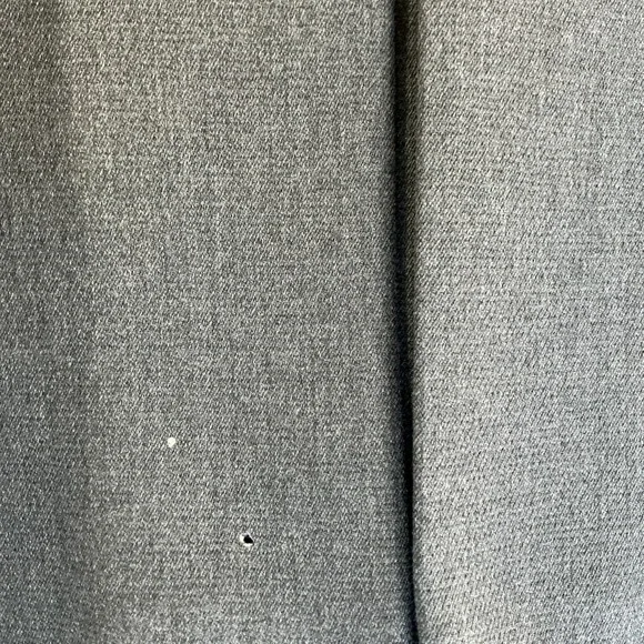 Vintage Betty Rose Gray Wool Jacket Double Breasted 1960s Mod Coat Damage - Picture 13 of 16